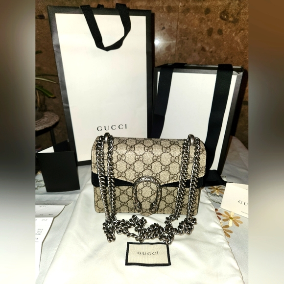 GUCCI - Dionysus GG Supreme Mini Bag - Picture 3 of 13
